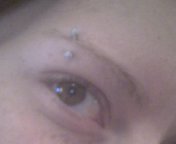 mon piercing !
